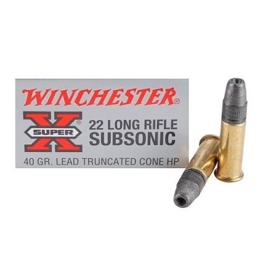 Cartucho 22 40gr Subsonica Winchester