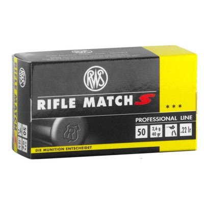 Cartucho 22 RWS Rifle Match \"S\"