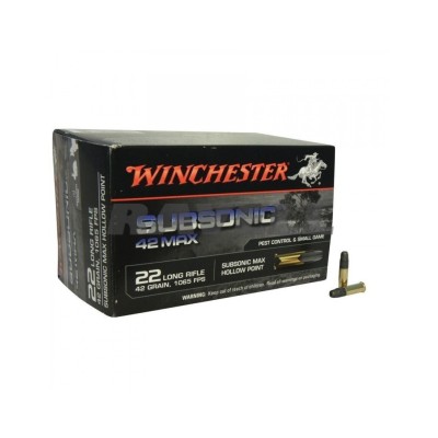 Cartucho 22 Subsonic 42 Max Winchester