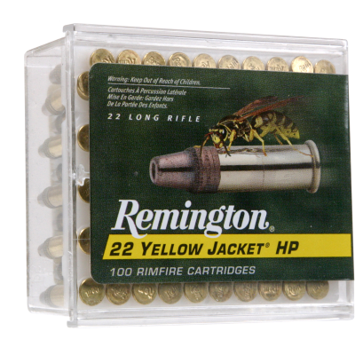 Cartucho 22 Yellow Jacket carabina Remington