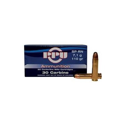 Cartucho 30 M1 Carbine 110gr SPRN (50u)