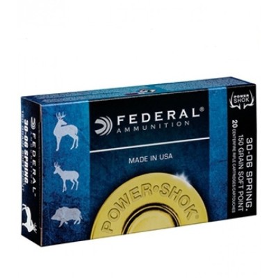 Cartucho 30-06 SPR 150gr Fusion Federal