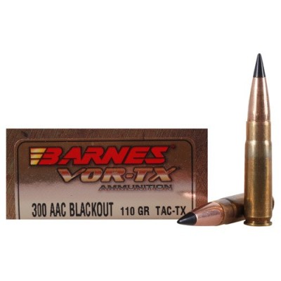 Cartucho 300 AAC 110gr Tac-Tx Barnes