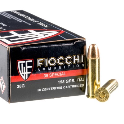 Cartucho 38 Spl FMJ 158gr Fiocchi