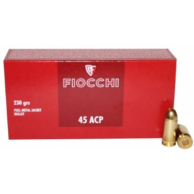 Cartucho 45 ACP Fiocchi FMJ