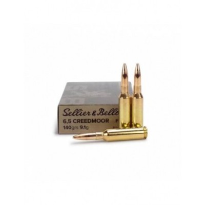 Cartucho 6,5 Creedmoor 140gr SP S&B