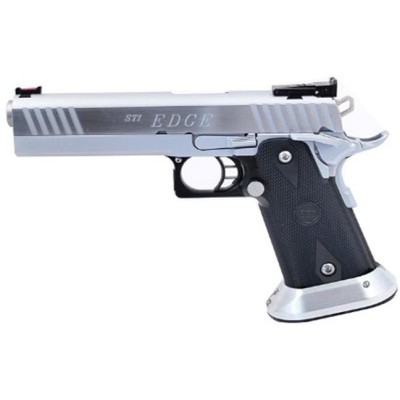 Pistola 9 STI Edge 5\" cromo