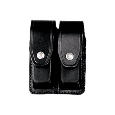 Portacargador doble cuero negro VEGA