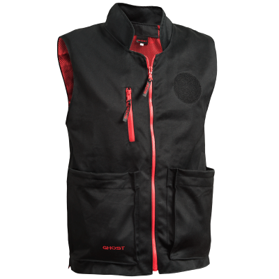 Chaleco 2XL IDPA negro c/ interior rojo Ghost 