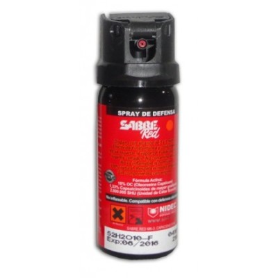 Spray defensa espuma Sabre Red MK3 (50ml)