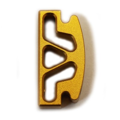 Pestaña media recta dorada Bul 