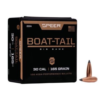 Punta 30 165gr BTSP Boat-Tail (100u) SPEER