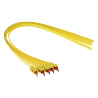 Grillete plastico amarillo (10 u)