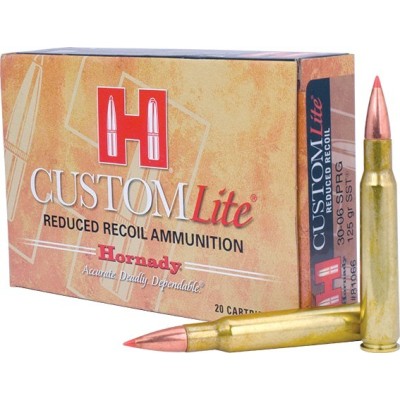 Cartucho 30-06 125gr SST Custom Lite Hornady