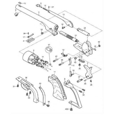 Revolver 36 AV 1862 Police (6\" 1/2) UBERTI