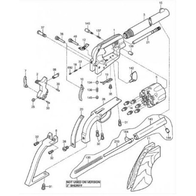 Revolver 44 AV Cattleman 4 3/4\" UBERTI