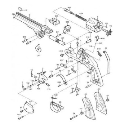 Revolver 44-40 Schofield (2º modelo) 5\" UBERTI