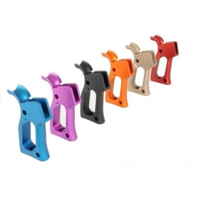 Empuñadura cacha aluminio 3DX roja AR15 TONI SYSTEM