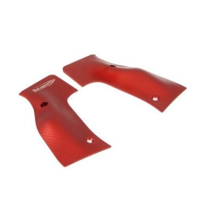 Empuñadura cacha aluminio 3DX roja AR15 TONI SYSTEM