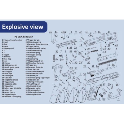 Expulsora pistola K-100 GRAND POWER