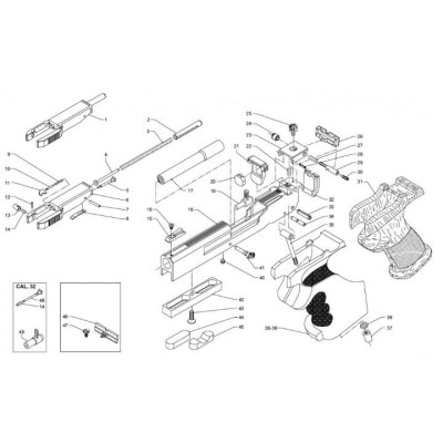 Punto mira pistola MP95 BENELLI