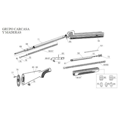 Perno guia escopeta BENELLI