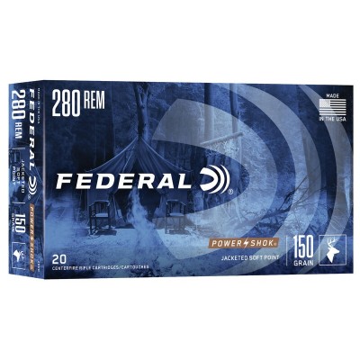 Cartucho 280 Rem 150gr SP Federal