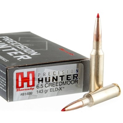Cartucho 6,5 Creedmoor 143gr ELD-X Hornady