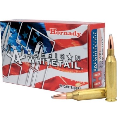 Cartucho 243 Win 100gr Interlock Whitetail Hornady
