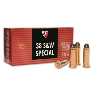 Cartucho 38  125gr SJSP Fiocchi