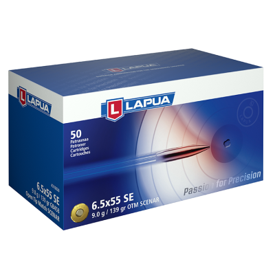 Cartucho 222 Rem 55gr FMJ Lapua (20u)