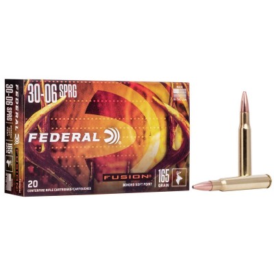 Cartucho 30-06 165gr Fusion Federal