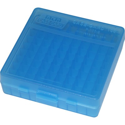 Caja portamunición azul 9mm (100 cart.) MTM