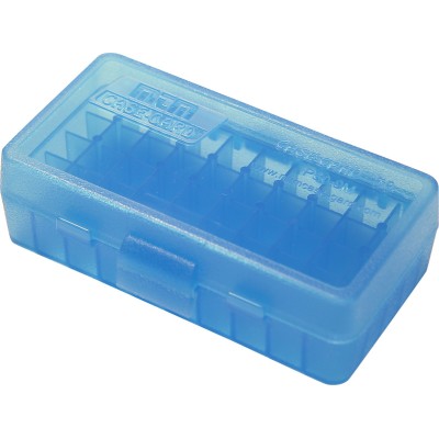 Caja portamunición azul 9mm (50 cart.) MTM