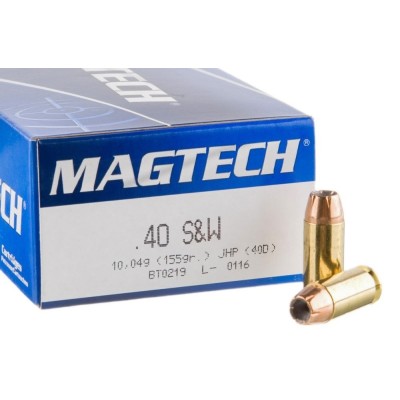 Cartucho 40 SW 180g JHP Magtech