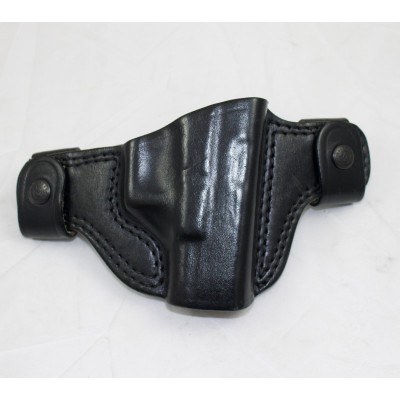 Funda  cinturon Glock 19 cuero negro. Ocasion