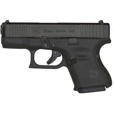 Pistola 9 Glock 26 Gen 5 FS Black