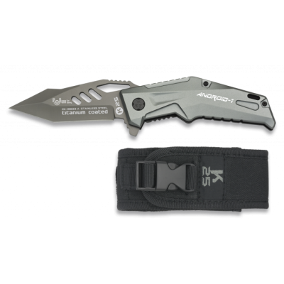 Navaja K25 Android titanio (9cm)