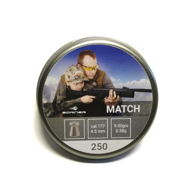 Balin 4,5 0.55gr Match  Borner (500 unid)