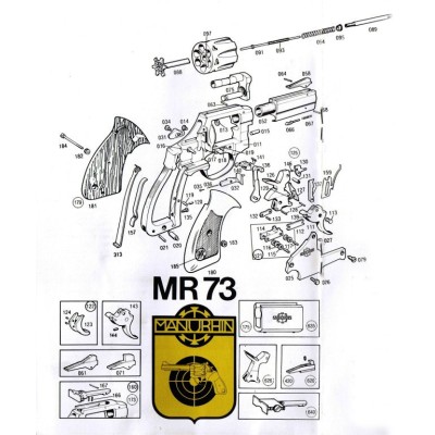 Disparador revolver Manurhin MR73