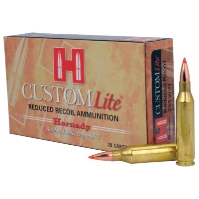 Cartucho 243 87 gr SST Custom Lite Hornady 