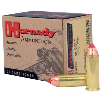 Cartucho 45 LC 225gr FTX Lever Evolution Hornady 
