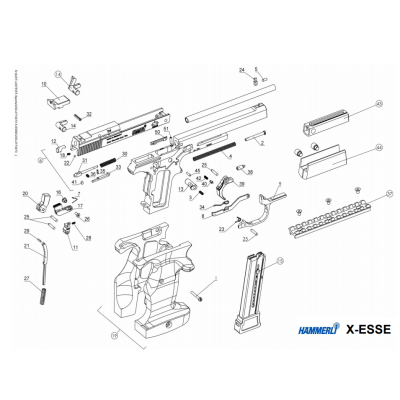 Contrapeso 165gr Hammerli X-esse long