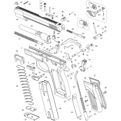 Palanca bloqueo CZ Omega (pieza 14)