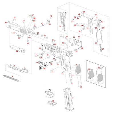 Uña extractora Beretta PX4