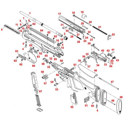 Martillo carabina CX4 Beretta