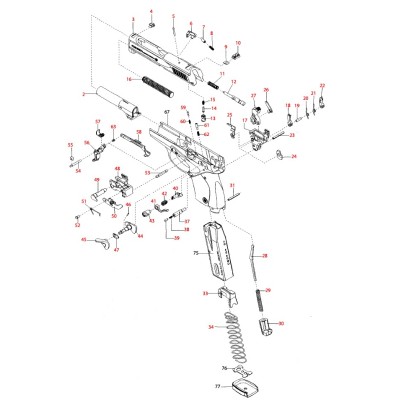 Base cargador extensible 9000 Beretta