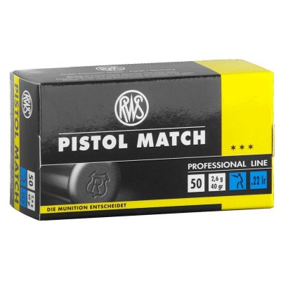 Cartucho 22  Pistol Match RWS