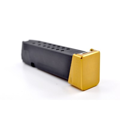 Tapa cargador +2 dorado Glock Armanov 