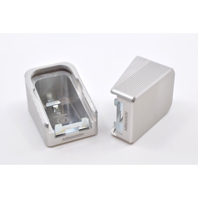 Tapa cargador +2 aluminio Glock Armanov